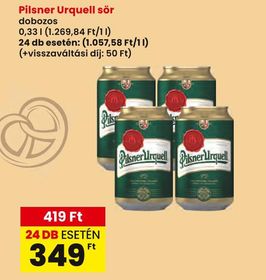 Pilsner Urquell sör – Spar