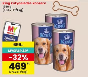 King kutyaeledel-konzerv – Spar