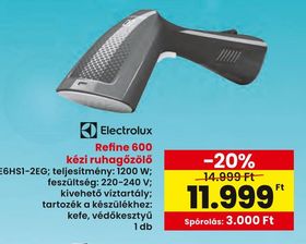 Electrolux Refine 600 kézi ruhagőzölő – Spar