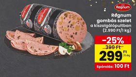 Regnum gombás szelet – Spar