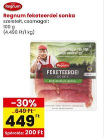 Regnum feketeerdei sonka – Spar