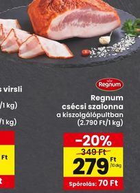 Regnum csécsi szalonna – Spar