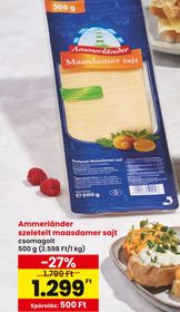 Ammerländer szeletelt maasdamer sajt – Spar