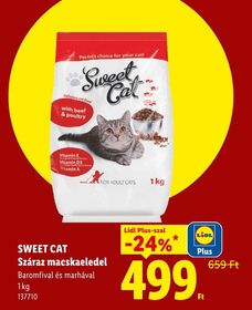 SWEET CAT Száraz macskaeledel – Lidl