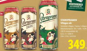 STAROPRAMEN Világos sör – Lidl