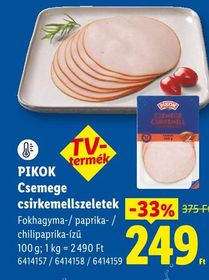 PIKOK Csemege csirkemellszeletek – Lidl