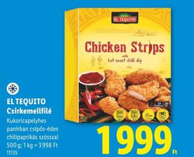 EL TEQUITO Csirkemellfilé – Lidl