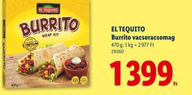 EL TEQUITO Burrito vacsoracsomag – Lidl