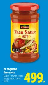 EL TEQUITO Taco szósz – Lidl