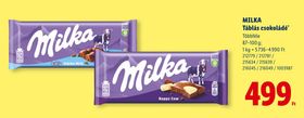 MILKA Táblás csokoládé* – Lidl