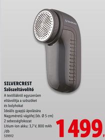 SILVERCREST Szöszeltávolító – Lidl