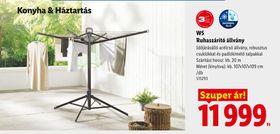 W5 Ruhaszárító állvány – Lidl