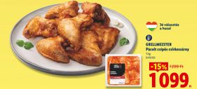 GRILLMEISTER Pácolt csípős csirkeszárny – Lidl