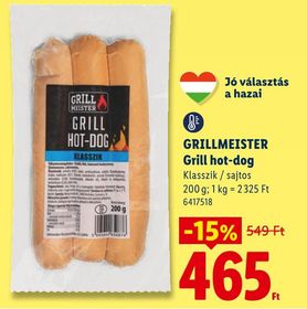 GRILLMEISTER Grill hot-dog – Lidl