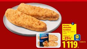 Alaszkai tőkehalfilé bundában – Lidl