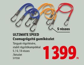 ULTIMATE SPEED Csomagrögzítő gumikészlet – Lidl