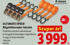 ULTIMATE SPEED Rögzítőheveder-készlet – Lidl