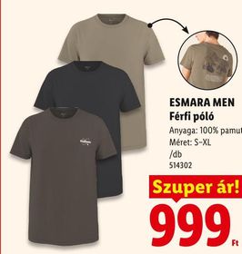 ESMARA MEN Férfi póló – Lidl