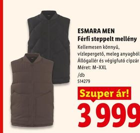 ESMARA MEN Férfi steppelt mellény – Lidl