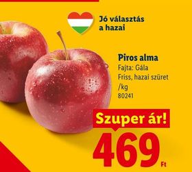 Piros alma – Lidl