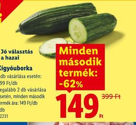 Kígyóuborka – Lidl