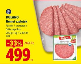 DULANO Német szeletek – Lidl