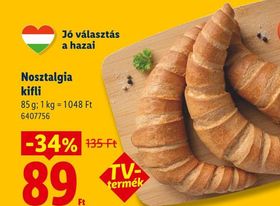 Nosztalgia kifli – Lidl