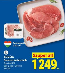KOMÉTA Szeletelt sertéscomb – Lidl
