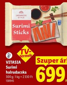 VITASIA Surimi halrudacska – Lidl