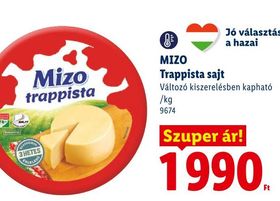 MIZO Trappista sajt – Lidl