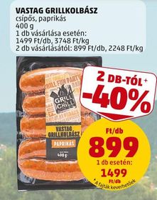 VASTAG GRILLKOLBÁSZ – Penny