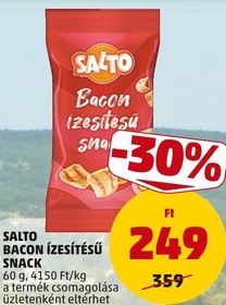 Salto SALTO BACON ÍZESÍTÉSŰ SNACK – Penny