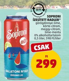 Soproni SOPRONI ÍZESÍTETT RADLER – Penny