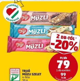Trijó TRIJÓ MÜZLI SZELET – Penny