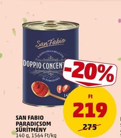 SAN FABIO PARADICSOM SŰRÍTMÉNY – Penny