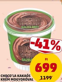 CHOCO'LA KAKAÓS KRÉM MOGYORÓVAL – Penny