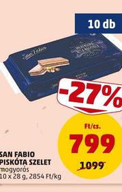 San Fabio SAN FABIO PISKÓTA SZELET – Penny