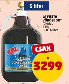 La Fiesta LA FIESTA VÖRÖSBOR* – Penny