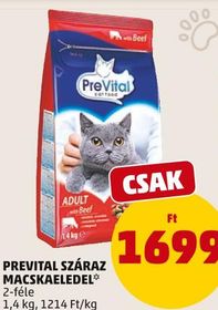 PREVITAL SZÁRAZ MACSKAELEDEL* – Penny