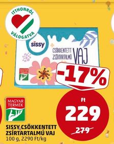 SISSY CSÖKKENTETT ZSÍRTARTALMÚ VAJ – Penny