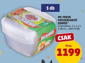 MC FRESH FRISSENTARTÓ DOBOZ – Penny