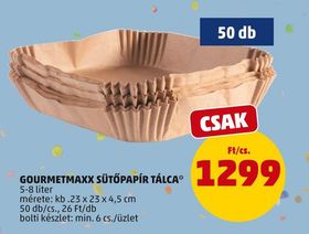 GOURMETMAXX SÜTŐPAPÍR TÁLCA – Penny