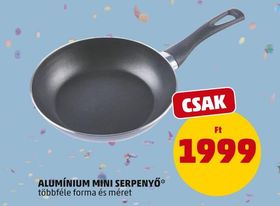 ALUMÍNIUM MINI SERPENYŐ – Penny