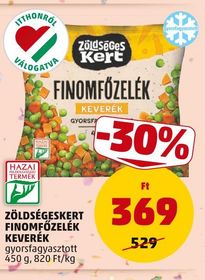 ZÖLDSÉGESKERT FINOMFŐZELÉK KEVERÉK – Penny