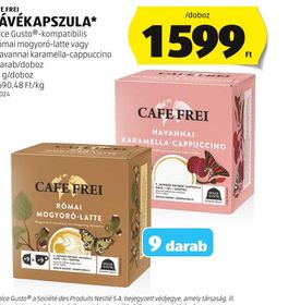 CAFE FREI KÁVÉKAPSZULA* – Aldi