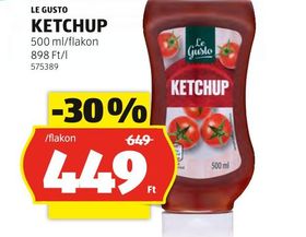 LE GUSTO KETCHUP – Aldi