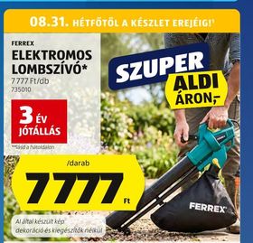 FERREX ELEKTROMOS LOMBSZÍVÓ* – Aldi