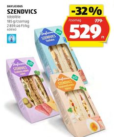 DAYLICIOUS SZENDVICS – Aldi