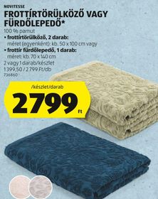 NOVITESSE FROTTÍRTÖRÜLKÖZŐ VAGY FÜRDŐLEPEDŐ* – Aldi