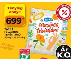 TARKA FÉLZSÍROS TEHÉNTÚRÓ – Auchan